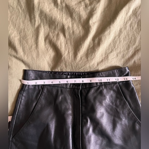 Butter soft cropped leather pants - Picture 5 of 7